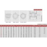 VMC40.50F.50 КОРПУС AISI 316 ФЛАНЕЦ AISI 316L