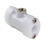 VMP010 РЕЗЬБА G 3/8 КОРПУС POM БЕЛЫЙ