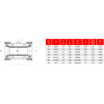 VMP010 РЕЗЬБА G 3/8 КОРПУС POM БЕЛЫЙ ФЛАНЕЦ AISI316L