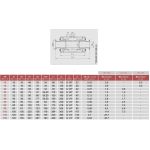 VMC25.50T.50 КОРПУС AISI 316 ФЛАНЕЦ AISI 316L ПОД ЗАЖИМ DIN 32676