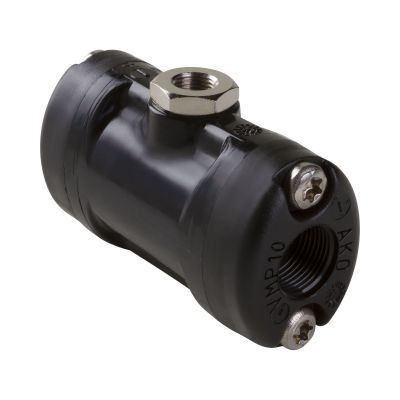 VMP010 РЕЗЬБА G 3/8 КОРПУС POM ЧЕРНЫЙ