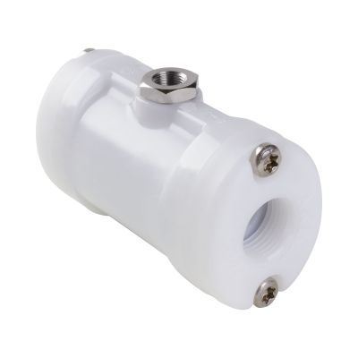 VMP015 РЕЗЬБА G 1/2 КОРПУС POM БЕЛЫЙ