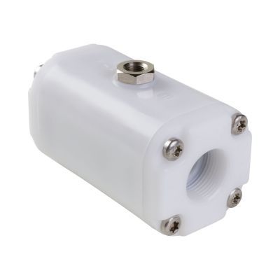 VMP025 РЕЗЬБА G 1 КОРПУС POM БЕЛЫЙ