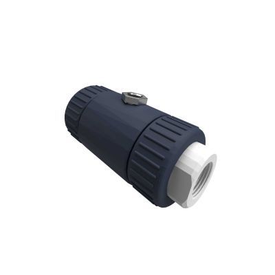 VM020.70.80 КОРПУС PVC ФЛАНЕЦ POM РЕЗЬБА G 3/4