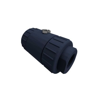 VM025.80.80 КОРПУС PVC ФЛАНЕЦ PVC РЕЗЬБА G 1