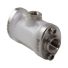 VMP010 РЕЗЬБА G 3/8 КОРПУС POM БЕЛЫЙ ФЛАНЕЦ AISI316L